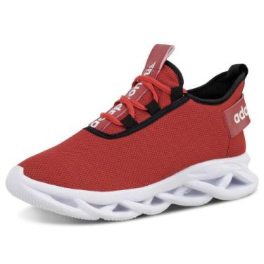 Imagem de Tenis Academia Caminhada Super Leve Adaption, Vermelho, 43