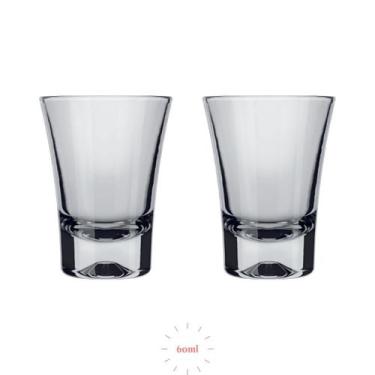 Imagem de Jogo 2 Copos 60ml Ole Dose Redondo Tequila Whisky Vido - NADIR FIGUERE