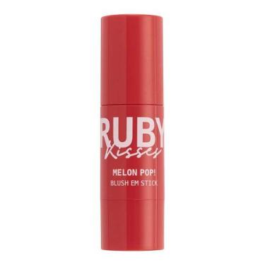 Imagem de Blush em Stick Ruby Kisses Melon Pop, Peach