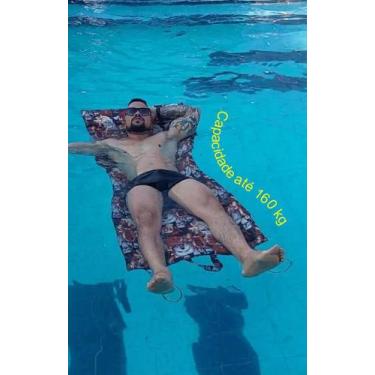 Imagem de colchão boia piscina praia colchão esteira flutuante ginastica academi