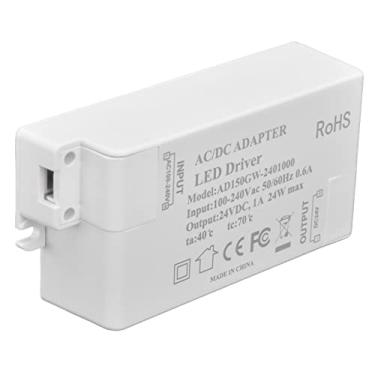 Imagem de Driver Regulável para Iluminação Led Abs Led Driver Tensão Constante Retardador de Chama Eficiente Diy Fonte de Alimentação Led Ac 100-240v Dc 24v 24w 1a