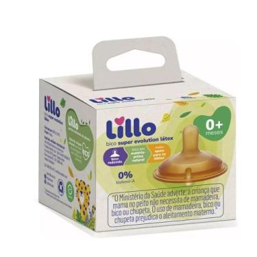 Imagem de Bico Super Evolution Látex Redondo 0+ Meses Lillo