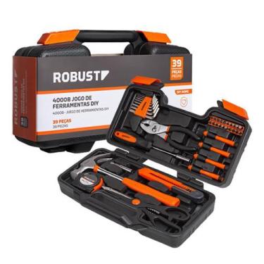 Imagem de Kit de Ferramentas DIY 4000B com 39 pçs 3370165 ROBUST - ROBUST 