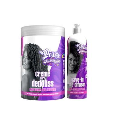 Imagem de Soul Power Texturizações Curl High Dedoliss 800ml + Leave-in 315ml