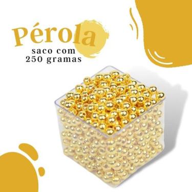 Imagem de Pérola Ouro 10Mm Pacote Com 250 Gramas - Nybc