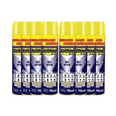 Imagem de Kit 8 Inseticidas Kellthine Mata Escorpião Dengue Insetos