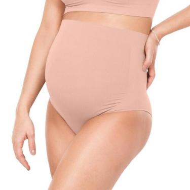Imagem de Calcinha Gestante Alta Plié 50040, M, Rosê