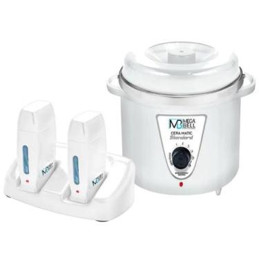 Imagem de Termocera Panela Depilação 700g Sem Refil + Base Dupla c/ 2 Rollon Tod