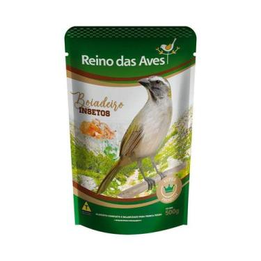 Imagem de Ração Reino das Aves Boiadeiro Insetos para Pássaros - 500g