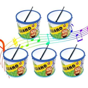 Imagem de Kit 5 Bumbo Bumbinho Grande Brinquedo Infantil Para Criança - AMAR E