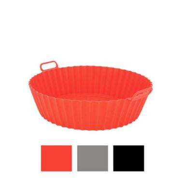 Imagem de Forma de Silicone para Air Fryer 1,5L 22x5cm Cor Sortida - Unyhome, SU