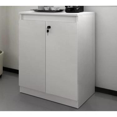 Imagem de Balcão Para Escritorio 02 Portas Me4149 Branco Branco