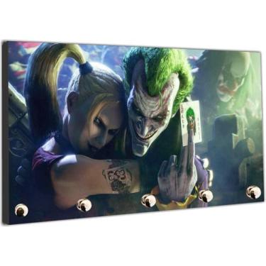 Imagem de Porta Chaves Coringa Arlequina Batman Joker Organizador Chaveiro - Vit