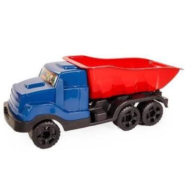 Imagem de Caminhão Truck Basculante Caçamba Grande 51Cm Colorido - Toys