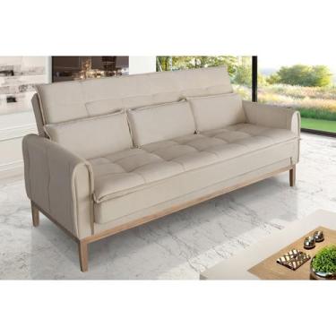 Imagem de Sofá Cama Rivieira 1.70m - Sofisticato, bege