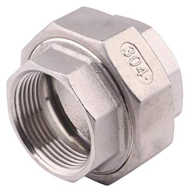 Imagem de DERPIPE União de acessórios para tubos fundidos - 3,8 cm NPT fêmea de aço inoxidável 304, Classe 150
