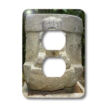 Imagem de 3dRose lsp_46119_6 Altar Quadrangular Silhueta, Olmec Archaeological Museum, Parque La Venta, Tabasco State, México Outlet Cover