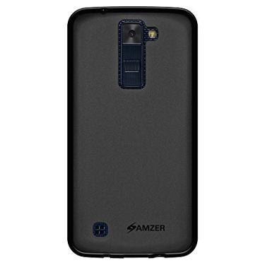 Imagem de AMZER Capa protetora de TPU em gel macio para LG K8, LG Phoenix 2 K371 - Preta