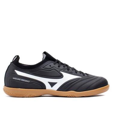 Imagem de Chuteira Futsal Mizuno Regent AS Preto/branco, Preto, Branco, 43