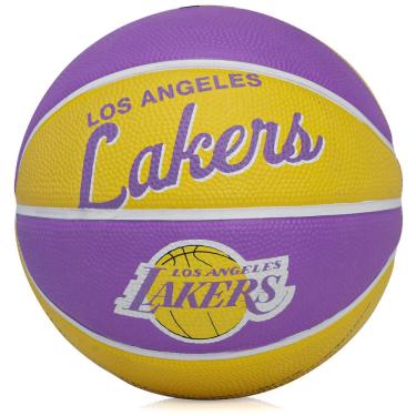 Imagem de Bola de Basquete Wilson Mini NBA Team Retro LA Lakers 3