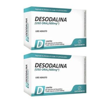 Imagem de Kit C2 Desodalina 600mg Suplemento Alimentar - Sanibras - SANIBRAS MED