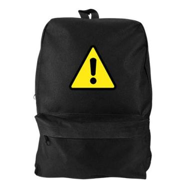 Imagem de Mochila Bolsa Masculina Basica Escolar Pega a Visão Estampado Simbolo 
