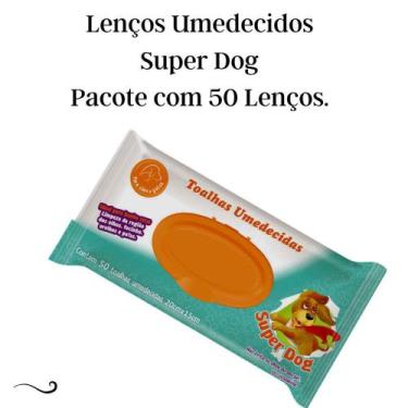 Imagem de Lenço Umedecido Super Dog Pacote C/50 Lenços - Eurofral