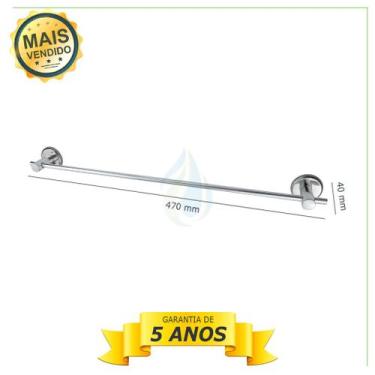 Imagem de Kit Acessórios Para Banheiro Inox Metal Cód. 9910 - Confiança metais 