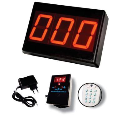 Imagem de Painel de Senha 3 digitos Controle Volume - Tectrony