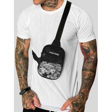 Imagem de Bolsa Shoulder Bag Transversal Tira Colo Necessaire Favela - MP Moda M