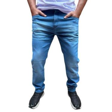 Imagem de Calça masculina  sarja basica jeans c/elastano tudo a pronta entrega -
