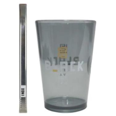 Imagem de Kit Tereré Combo Mate Copo Cuia E Bomba Inox Black Erva - A.R Variedad