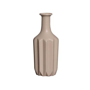 Imagem de Garrafa em Cerâmica Decorativo Home Modelo Frizo P Madagascar Fosco - 
