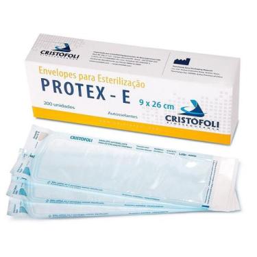 Imagem de Envelopes para Esterilização em Autoclaves Protex-E 9x26cm - Cristófol