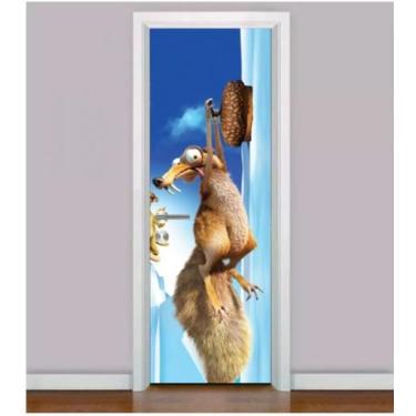 Imagem de Adesivo Para Porta A ERA DO GELO 3 - Desenho - Cinema - PGG Impressão 