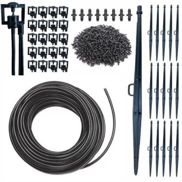 Imagem de 100 Microaspersor Bailarina Anti-Inseto Estaca Conector Tubo - Injetro