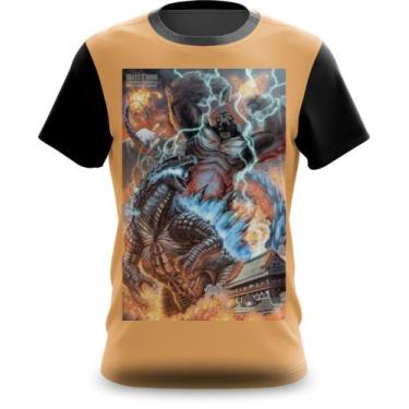 Imagem de Camiseta Camisa King Kong VS Godzilla 04 - Fabriqueta, M