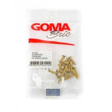 Imagem de Kit Parafuso Chipboard Goma 3 x 16 mm com 20 Peças