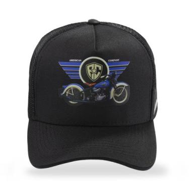 Imagem de Boné Trucker Telinha Harley Davidson Linha Motorcicly Lançamento Envio