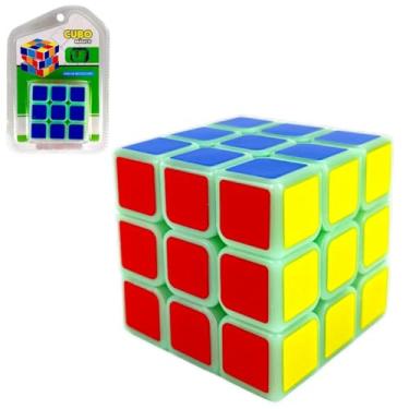 Imagem de Brinquedo Cubo mágico 3x3 jogo clássico Brilha no escuro
