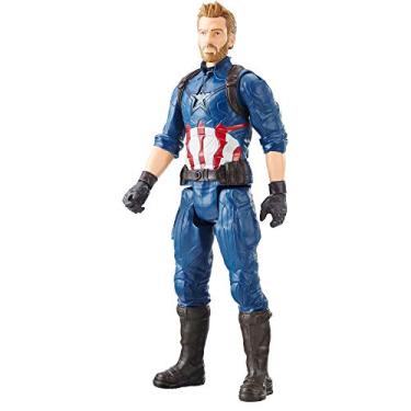 Imagem de Marvel Infinity War Titan Hero Series Captain America with Titan Hero Power FX Port