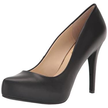 Imagem de Jessica Simpson Sapato feminino de salto agulha plataforma Parisah, Preto-cobra 1, 35