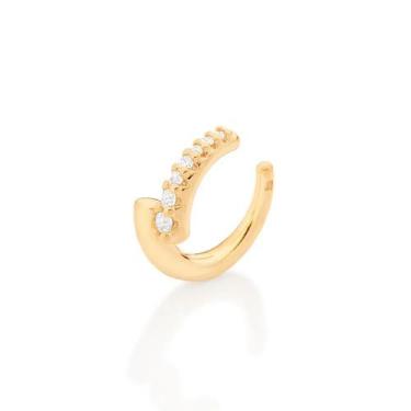 Imagem de Piercing De Pressão Com Zircônias(único) Rommanel 527075, Branco