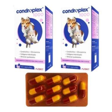 Imagem de Combo 2 Unidades Condroplex 1000 Para Cães 60 Capsulas Avert