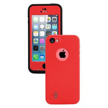 Imagem de Trenro Capa impermeável durável para iPhone 5C - vermelha