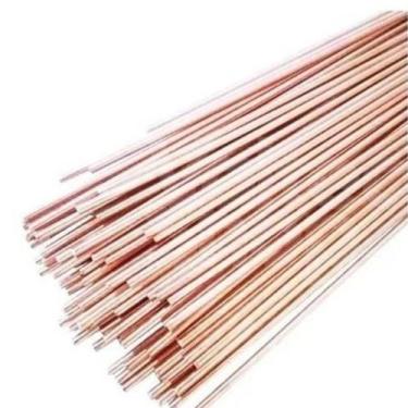 Imagem de 10 Vara Vareta Foscoper Para Soldar Tubo Cobre C/ Prata - Brazan Impor