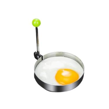 Imagem de Molde Forma Omeleteira Panqueca Ovo Frito Aço Inox (Redondo)