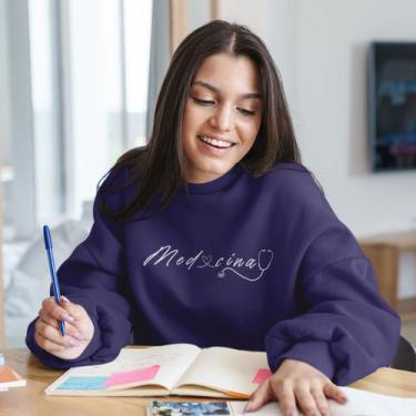 Imagem de Blusa Moletom De Frio Faculdade Medicina Med Feminina Adulto - Blusa M