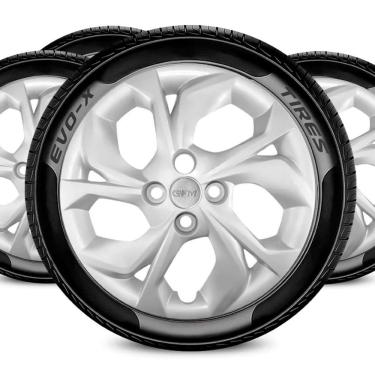 Imagem de Jogo Calota 4x100 Aro 15 Design HB20 Compatível Hyundai