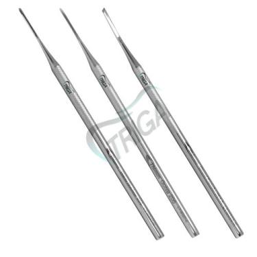 Imagem de Bisturi para Podólogo Especial - Nano Nuclear N205, Goiva 206, Cinzel 